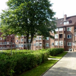 Wege im Innenhof der Häuser Braustraße und Streitkamp